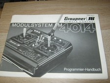 Graupner Anleitung  4014 Modulsystem Programmierhandbuch
