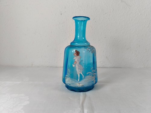 Biedermeier glas vase - glas,