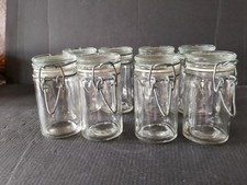 8 X KLARGLAS GEWÜRZGLÄSER