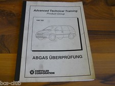 #133 CHRYSLER VOYAGER GS 1997 ABGAS ÜBERPRÜFUNG SCHULUNG WERKSTATT HANDBUCH
