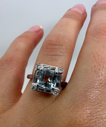 Cocktail halo ring - cocktail-halo-ring, platin