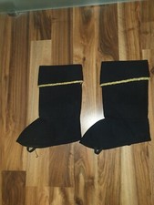 Stiefelstulpen Herren  Damen , Kinder, schwarz Karneval Fasching König 