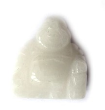 Buddha 2 cm Schneequarz