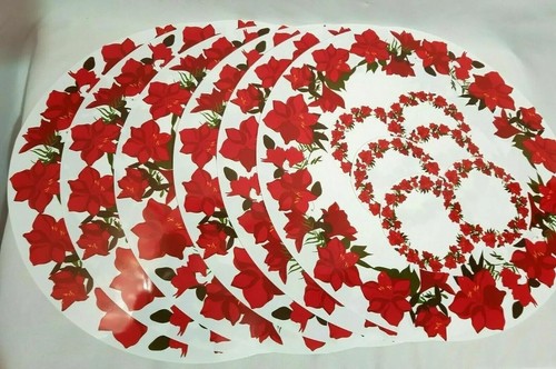 Tischset amaryllis 12tlg - tischset,