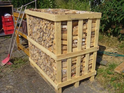 Palette kaminholz birke rm - birke,