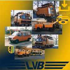 6 Fotos, LVB, Arbeitswagen