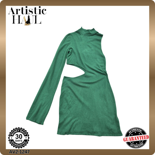 Damen minikleid grün - minikleid,