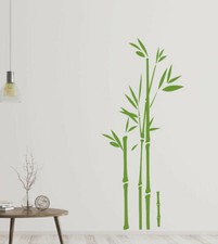 Wandtattoo Wohnzimmer Bambus