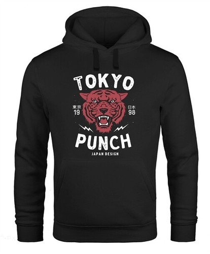 Hoodie herren tigerkopf print - herren,