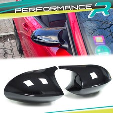 2x Schwarz Spiegelkappen