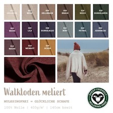 Walkloden meterware meliert - walkloden,