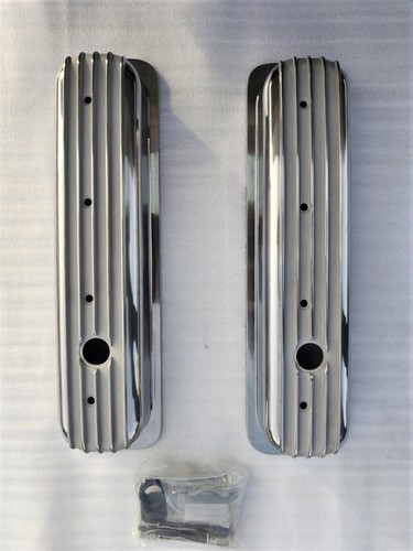 Alu ventildeckel sbc motor - gm,