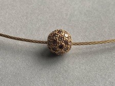 Exklusive 750er Roségold-Kette mit funkelnder Brillant-Kugel-Ideal als Geschenk