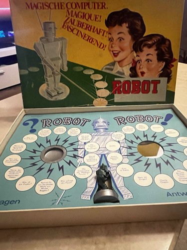 Vintage brettspiel robot - vintage,