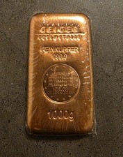 1 Kilo 999er Kupferbarren