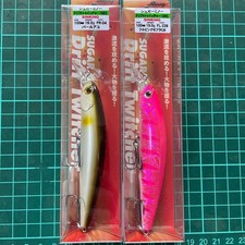 Bassday Sugar Minnow Drift Twitcher 100S, 2er Set, für Kirschlachs, Kuzuryu