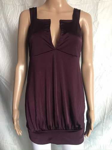 Top lila tiefer - lila,, ausschnitt