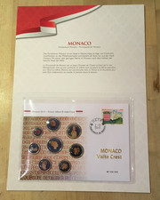 Monaco Numisbrief Prince Albert II Visite Crest
