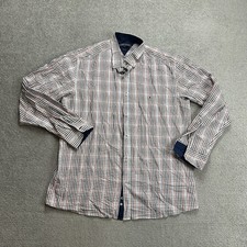 TOMMY HILFIGER Herren Hemd Shirt Gr 3XL Kariert Karo Logo Langarm Slim 2515 Bunt