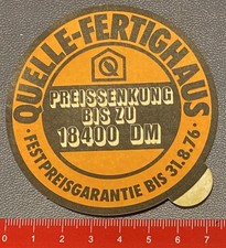 Quelle Fertighaus  1976  alter