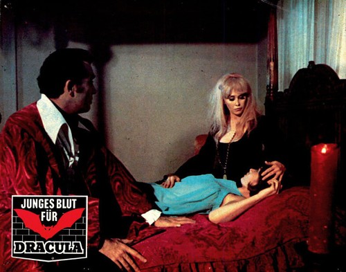 Junges blut für dracula - blut,