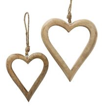 2 x Dekoanhänger HERZ Tirana