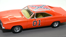 1969 Dodge Charger The Dukes of Hazzard General Lee Custom Beige Interior 1/43
