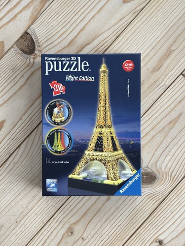 Ravensburger puzzle paris - 3d, puzzle:
