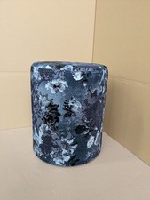 RONDO Pouf Blumen Designers Guild Florenza FDG2650/02 Graphite Jan Kurtz