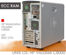 HP VISUALIZE C8000 AB629A 1GHz RISC 8GB RAM ATI FIRE GL X3-256 HP-UX11 UNIX U3