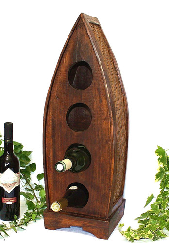 Handgefertigtes weinregal aus - handgefertigtes,
