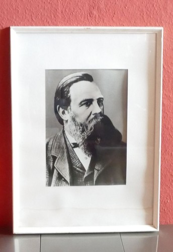 Porträt von friedrich engels - porträt,