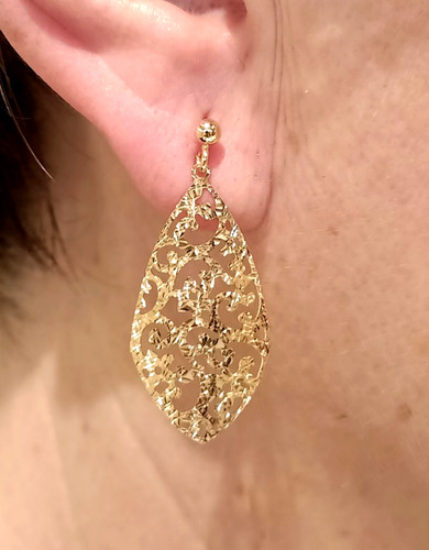 Ohrringe aus gold - 18, 750