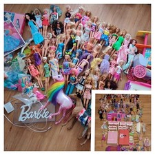 Barbie-Paket: Puppen, Möbel, Accessoire, Zubehör, Lampe