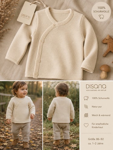 Disana strickjacke creme - strickjacke,