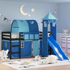 Kinderhochbett mit Turm Bett