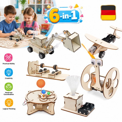Elektronik baukasten 1 - baukasten, 6-in-1