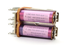 Vintage Fernmelde-Relais mit 2 Spulen v. Siemens & Halske Typ T Bv 7832/200, NOS