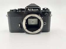 Nikon FE schwarz SLR Spiegelreflexkamera Body Gehäuse