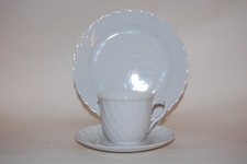 Kaffeegedeck Kaffeetasse 3 tlg.  Schirnding Pallas weiss weiß