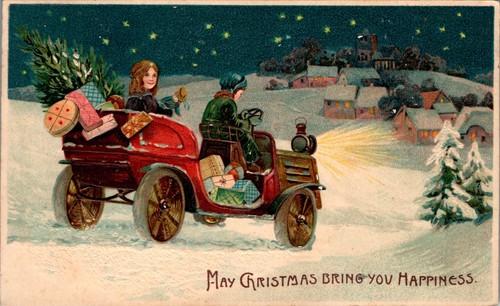 Weihnachten merry christmas - ak,