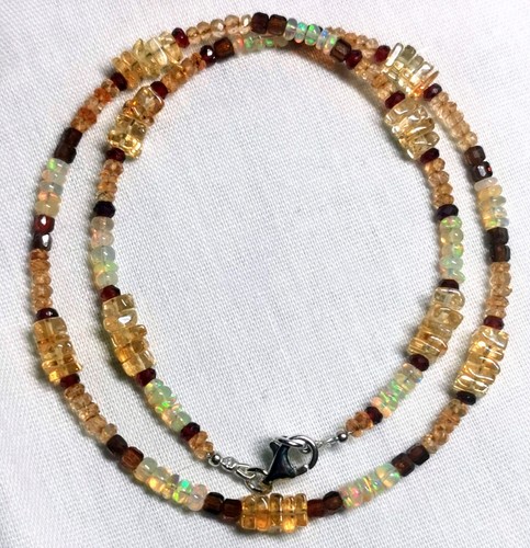 Kette citrin welo opal - kette,