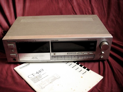 Pioneer 449 tapedeck - pioneer, ct-449
