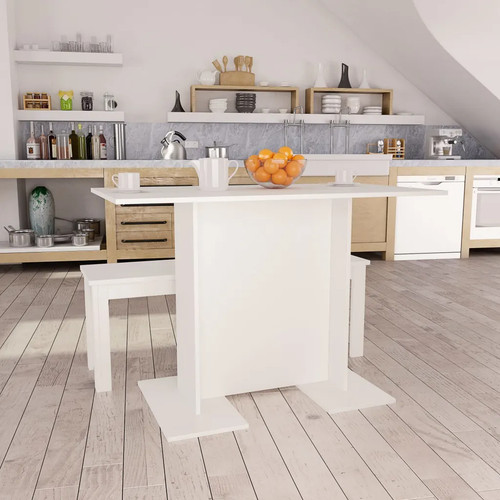 Esstisch weiß 110x60x75 - , cm