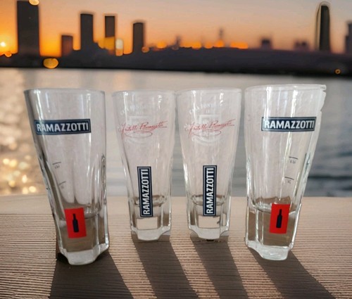 Ramazzotti gläser 4cl 2cl - 4x,