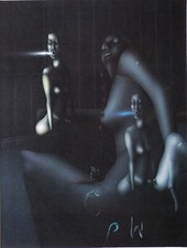 PAUL WUNDERLICH  " Blauer