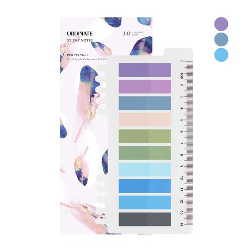 Periwinkle sticky notes - periwinkle,