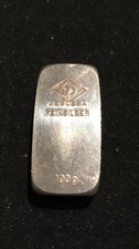 100 g Degussa Silberbarren 999
