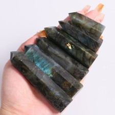 Natürliche Labradorit Obelisk