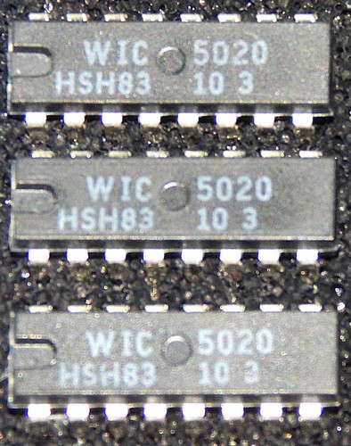3xvintage chip wersi wic 5020 - 3xvintage,